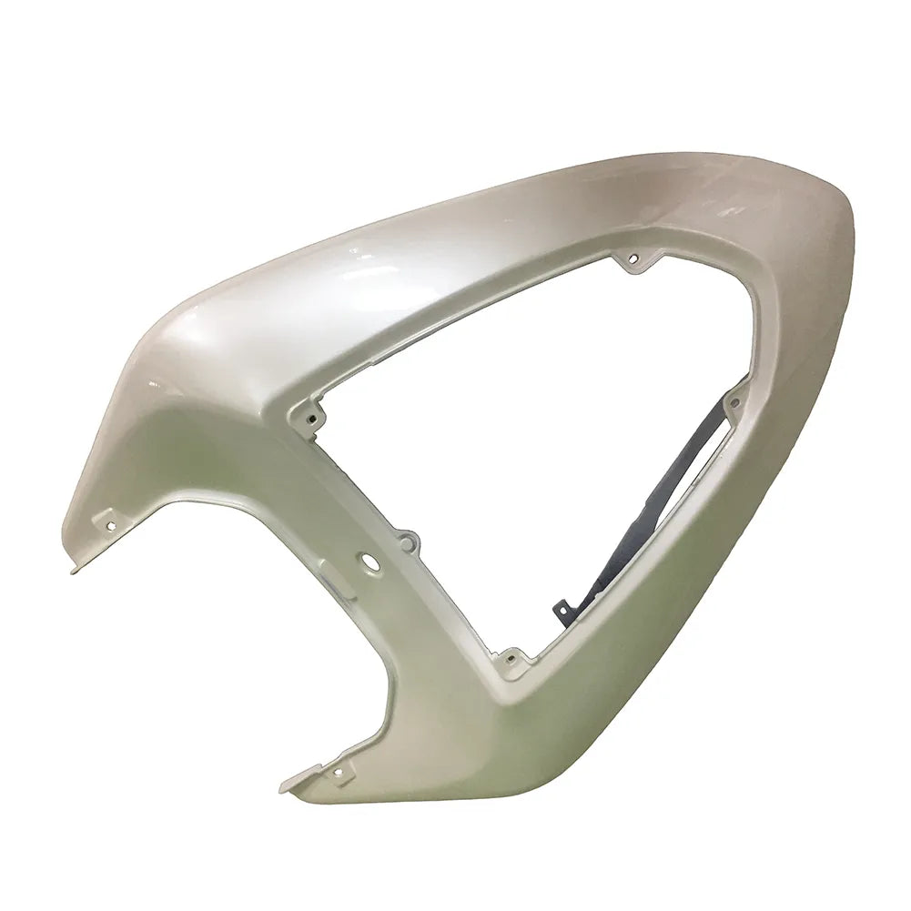 Kawasaki ZX-10R 2006-2007 Pearl White front fender side view without logos-image 2