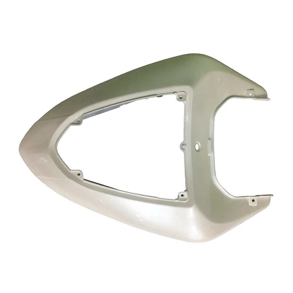 Kawasaki ZX-10R 2006-2007 Pearl White front fender side view without logos-image 1