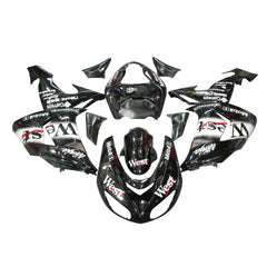 Kawasaki ZX-10R 2006-2007 WEST Edition Style B tail fairing side panel without logos-image 1