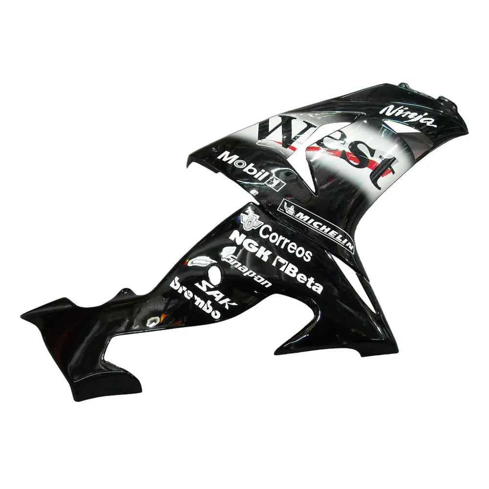 Kawasaki ZX-10R 2006-2007 WEST Edition Style B lower side fairing panel without logos-image 1