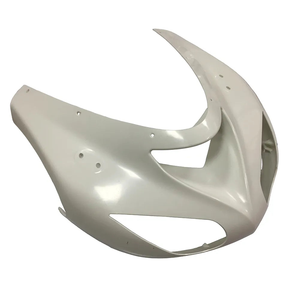 Kawasaki ZX-10R 2006-2007 Plain White Style A tail fairing side panel without logos-image 1