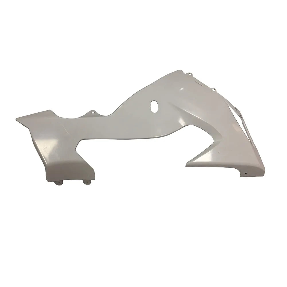 Kawasaki ZX-10R 2006-2007 Plain White Style A lower side fairing panel without logos-image 1