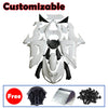 Kawasaki ZX-10R 2006-2007 Plain White Style B Fairing Kit without Logos
