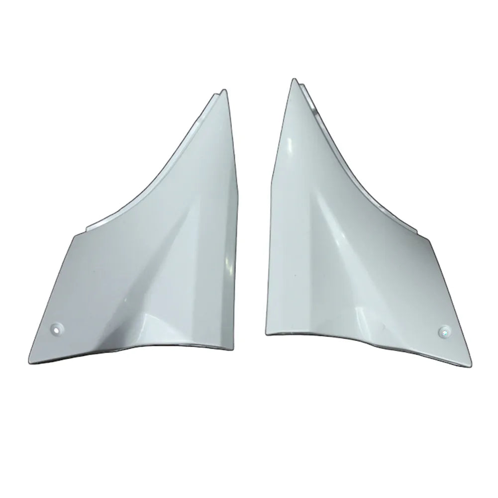 Kawasaki ZX-10R 2006-2007 Plain White Style B lower side fairing panel without logos-image 2