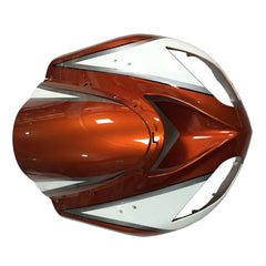 Kawasaki ZX-10R 2006-2007 Orange Silver White left side fairing panel without logos