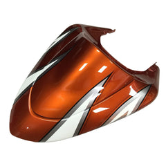 Kawasaki ZX-10R 2006-2007 Orange Silver White front fender side view without logos-image 2