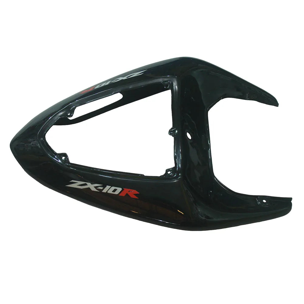 Kawasaki ZX-10R 2006-2007 Black left side fairing panel without logos-image 1