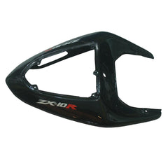 Kawasaki ZX-10R 2006-2007 Black left side fairing panel without logos-image 1