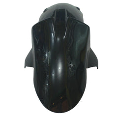 Kawasaki ZX-10R 2006-2007 Black front fender side view without logos-image 3