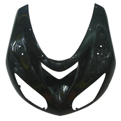 Kawasaki ZX-10R 2006-2007 Black front fender top view without logos