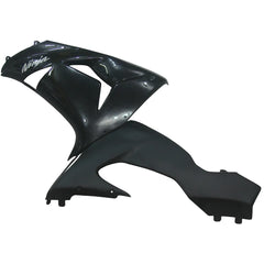 Kawasaki ZX-10R 2006-2007 Black full fairing kit front layout without logos-image 1