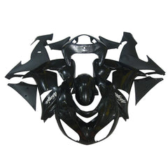 Kawasaki ZX-10R 2006-2007 Black lower side fairing panel without logos-image 1