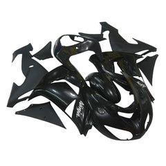 Kawasaki ZX-10R 2006-2007 Black lower side fairing panel without logos-image 2