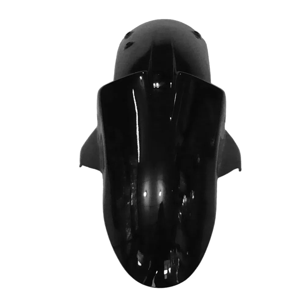 Kawasaki ZX-10R 2006-2007 Red Flame Style A lower side fairing panel without logos-image 1