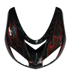 Kawasaki ZX-10R 2006-2007 Red Flame Style B rear seat cowl without logos