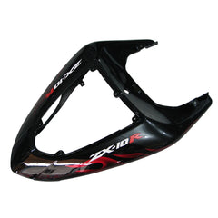 Kawasaki ZX-10R 2006-2007 Red Flame Style B left side fairing panel without logos
