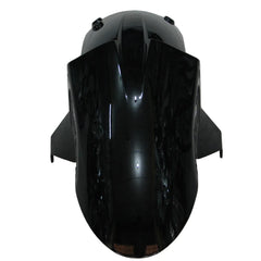 Kawasaki ZX-10R 2006-2007 Red Flame Style B front fender side view without logos-image 1