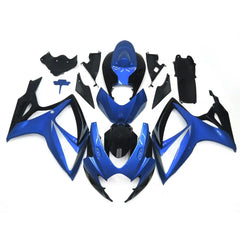 Blue Black Fairing Kit For Suzuki GSXR600/GSXR750 K6 2006-2007