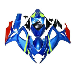 Blue Red Fairing Kit For Suzuki GSXR600/GSXR750 K6 2006-2007