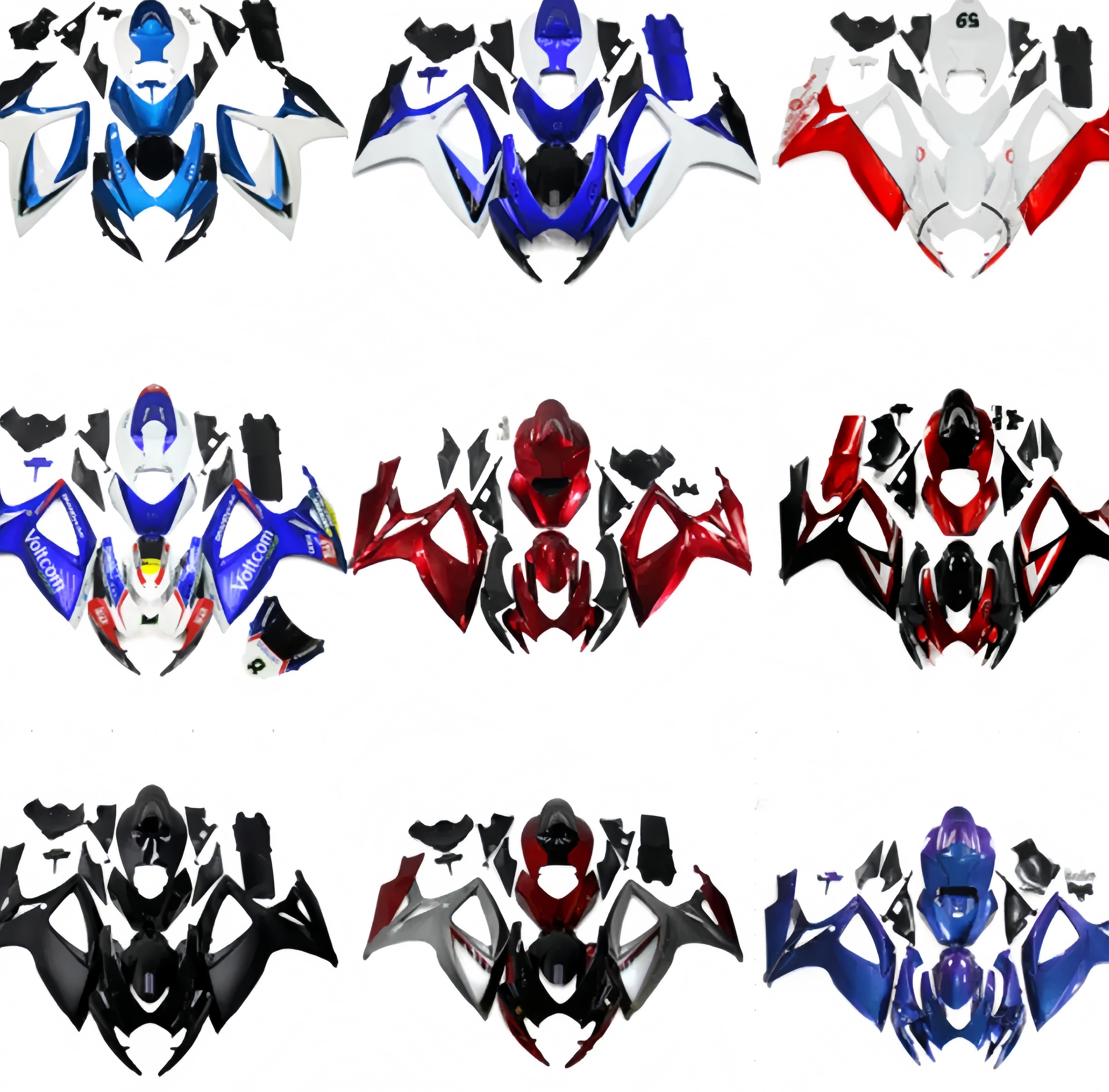 Suzuki GSXR600/GSXR750 K6 2006-2007 Injection-Model Fairing