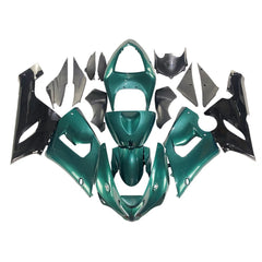 Dark Green Fairing Kit For Kawasaki ZX-6R 2005-2006