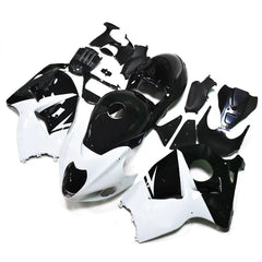 Suzuki GSXR1300 Hayabusa Black and White Fairing Kit 1997-2007 - Front View