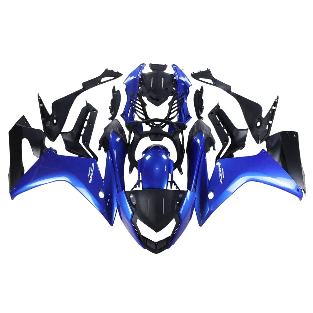 Blue Black Fairing Kit For Honda CBR650F 2016-2018