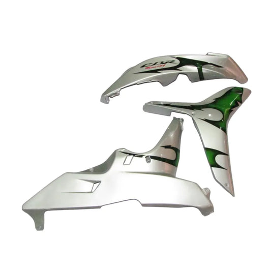2007-2008 Honda CBR600RR Silver Green Fire Side Fairing-1
