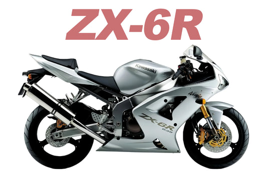 Kawasaki ZX-6R fairings