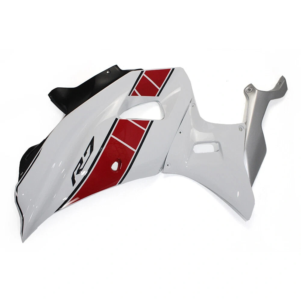 Black and White Red Side Fairing For Yamaha R3/R25 2019-2021 - Image 2