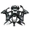 Kawasaki ZX-10R 2008-2010 Black White Matte Black Fairing Kit without Logos