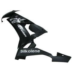 Kawasaki ZX-10R 2008-2010 Black White Matte Black Fairing Kit without Logos