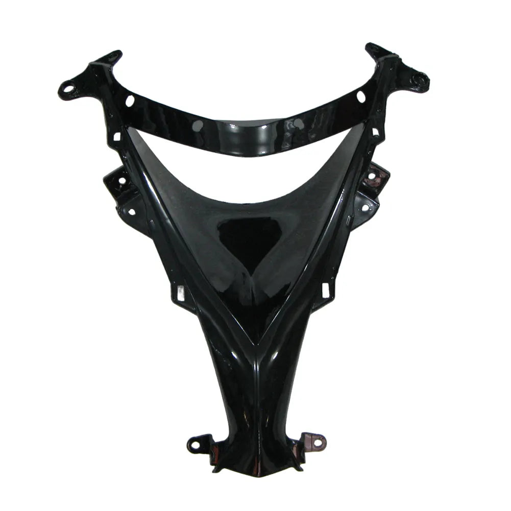 Kawasaki ZX-10R 2008-2010 Black White Matte Black Fairing Kit without Logos
