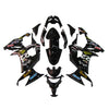 Kawasaki ZX-10R 2008-2010 Black Yellow Claw Graphics Fairing Kit without Logos