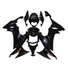 Kawasaki ZX-10R 2008-2010 Gloss Black Fairing Kit without Logos