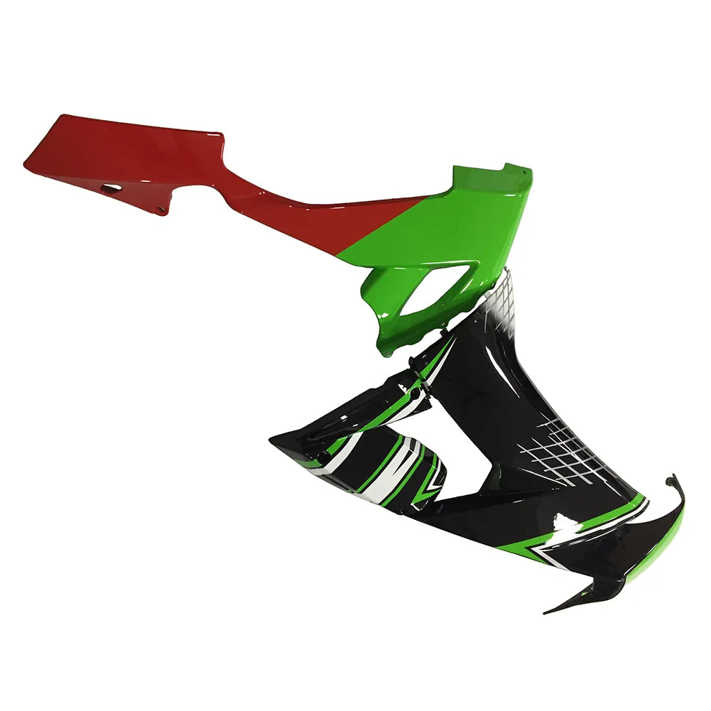 Kawasaki ZX-10R 2008-2010 Green Black Red Fairing Kit without Logos