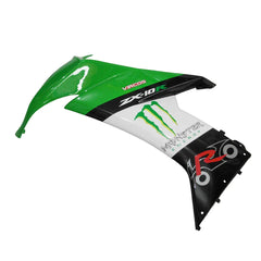Kawasaki ZX-10R 2008-2010 Green Claw Graphics Style A Fairing Kit without Logos