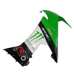 Kawasaki ZX-10R 2008-2010 Green Claw Graphics Style A Fairing Kit without Logos