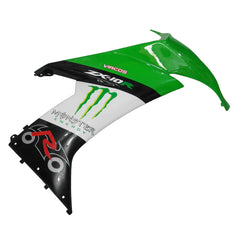 Kawasaki ZX-10R 2008-2010 Green Claw Graphics Style A Fairing Kit without Logos