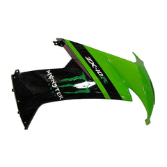 Kawasaki ZX-10R 2008-2010 Green Claw Graphics Style C Fairing Kit without Logos