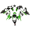 Kawasaki ZX-10R 2008-2010 Green White Black Fairing Kit without Logos