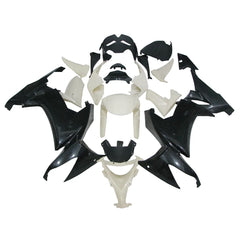 Kawasaki ZX-10R 2008-2010 White Black Fairing Kit without Logos