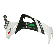 Kawasaki ZX-10R 2008-2010 White Black Green Claw Graphics Fairing Kit without Logos