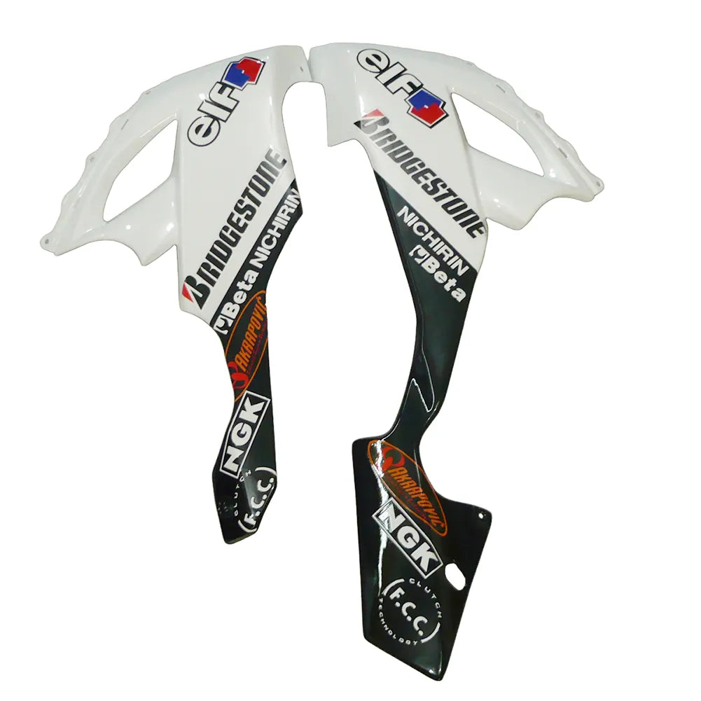 Kawasaki ZX-10R 2008-2010 White Black Green Claw Graphics Fairing Kit without Logos