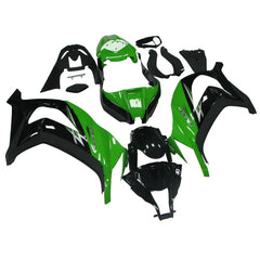 Kawasaki ZX-10R 2011-2015 Green Black Style A Fairing Kit without Logos