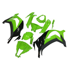Kawasaki ZX-10R 2011-2015 Green Black Style B Fairing Kit without Logos