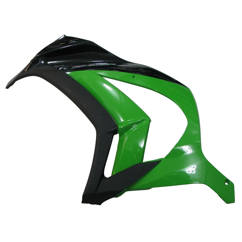 Kawasaki ZX-10R 2011-2015 Green Black Style C Fairing Kit without Logos