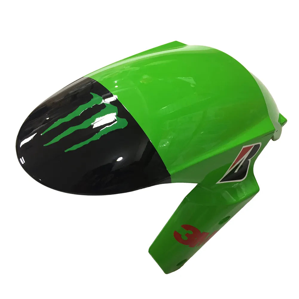 Kawasaki ZX-10R 2011-2015 Green Claw Graphics Fairing Kit without Logos