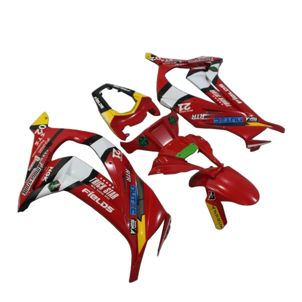 Kawasaki ZX-10R 2011-2015 Multi Color Graphics Fairing Kit without Logos