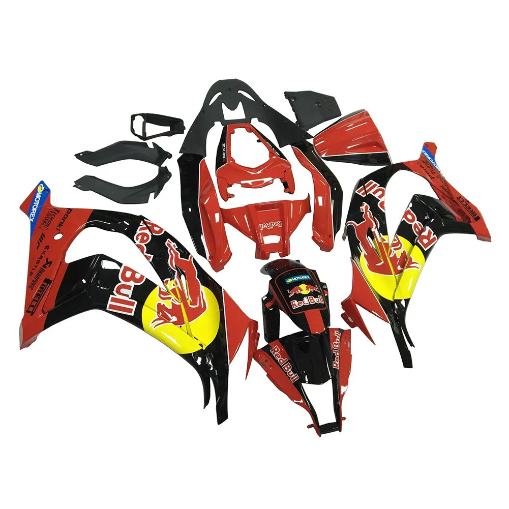 Kawasaki ZX-10R 2011-2015 Red Bull Style Fairing Kit without Logos